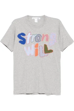 Comme des Garçons T-shirt med patchwork