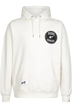 A Bathing Ape X STADIUM GOODS® "Court White" hættetrøje