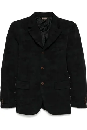 Comme des Garçons Jakke i jacquard med kamuflagetryk og lynlås