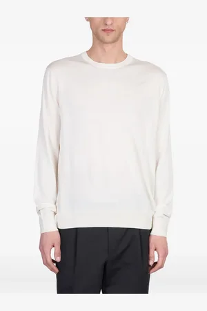 BALLANTYNE Langærmet sweater med let mønster