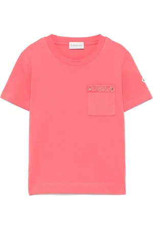 Moncler T-shirt med logomærke