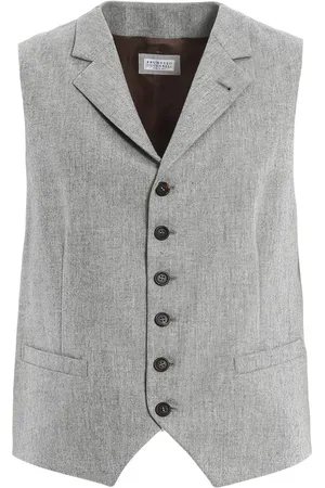 Brunello Cucinelli Vest i hør