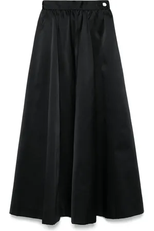 Saint Laurent Lang nederdel i satin fra 1970