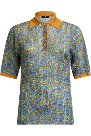 Etro Strikket polo med tryk