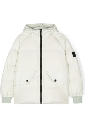 Stone Island Jakke i denim med kompasmærke