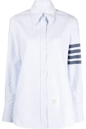 Thom Browne Stribet skjorte med 4 striber