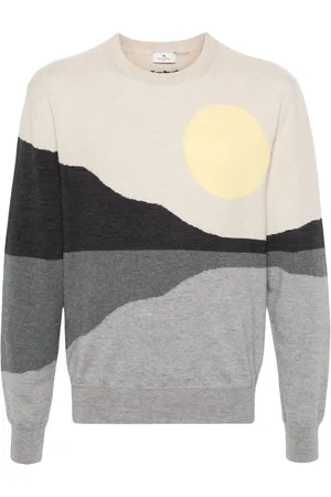 Etro Landscape-intarsia striktrøje