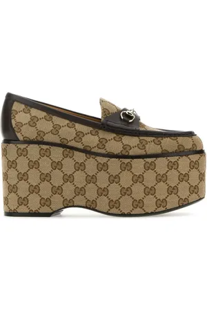 Gucci Horsebit 90mm plateau-loafers