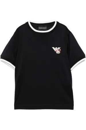Emporio Armani T-shirt med logobroderi
