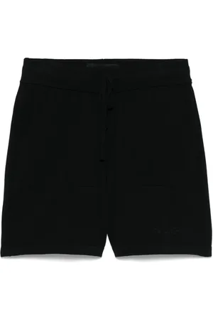 THE EDITOR Shorts med broderet logo