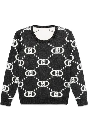Liu Jo Sweater med monogram-jacquard