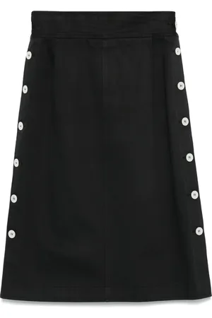 Saint Laurent Mellemlang denimnederdel fra 1970