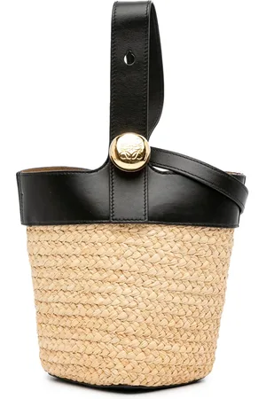 Loewe Mini satchel-taske i bast fra 2024