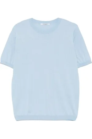 KANGRA CASHMERE Fintribbet T-shirt