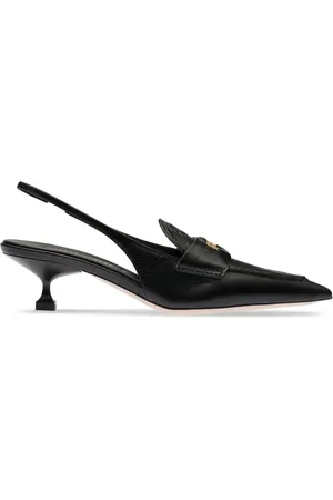 Miu Miu Penny-loafers med blokhæl
