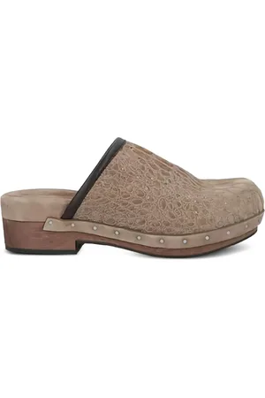 Brunello Cucinelli Mules med krokodilleeffekt