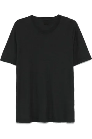 120% Lino T-shirt med logobroderi
