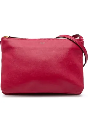 Céline Lille Trio crossbody-taske i lammeskind fra 2014