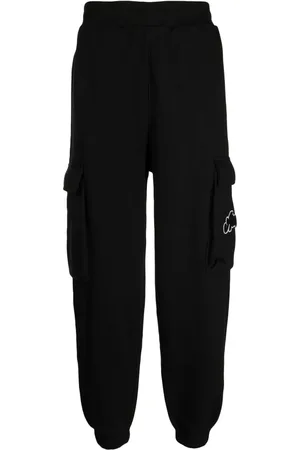 Izzue Cargo-jeans med logo-applikation og lige ben