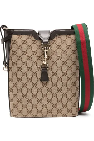 Gucci Medium skuldertaske i GG-kanvas
