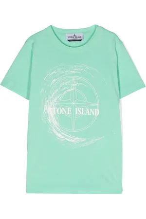 Stone Island T-shirt med kompasmotiv