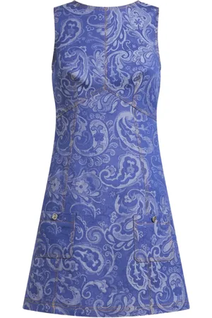 Etro Kjole i mønstret jacquard med bælte