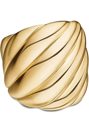David Yurman Sculpted Cable ring i 18 karat guld (20 mm)