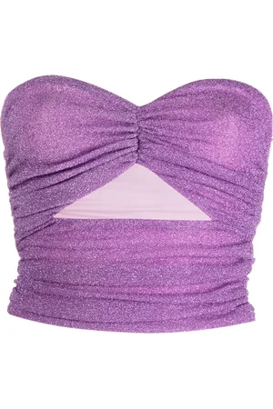 AMEN Cropped top i lurex