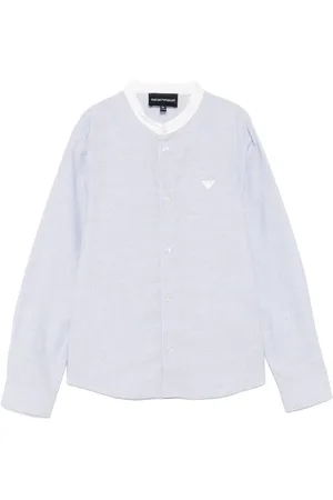 Emporio Armani Skjorte med broderet logo
