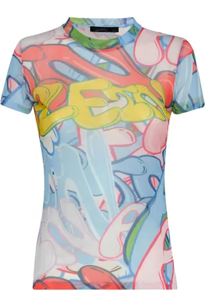 Philipp Plein T-shirt med graffiti-tryk