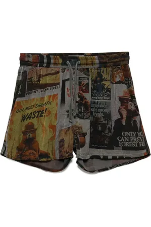 Stain Shade Shorts med grafiskt tryck
