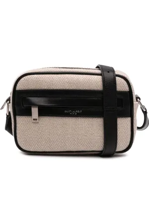 Saint Laurent Lille Camp crossbody-taske i kanvas fra 2022