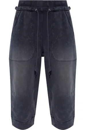 R13 Cropped dekonstruerede joggingbukser
