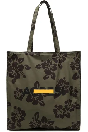 Aspesi Tote med hibiscus-print