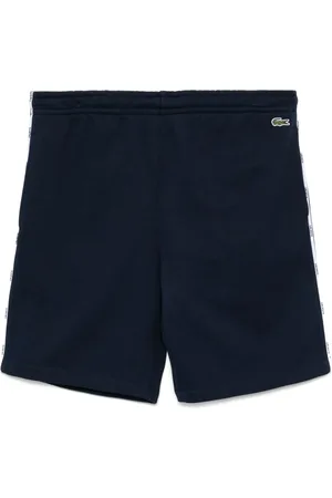 Lacoste Shorts i bomuld med logokant