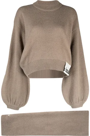 Izzue Cropped trøje med rund hals