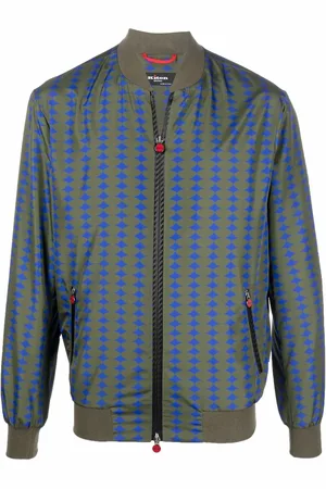 Kiton Jakke med geometrisk mønster