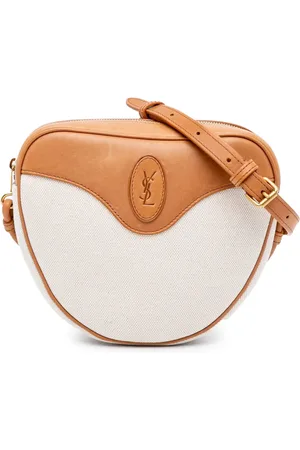 Saint Laurent Sac Coeur crossbody-taske i lærred fra 2021