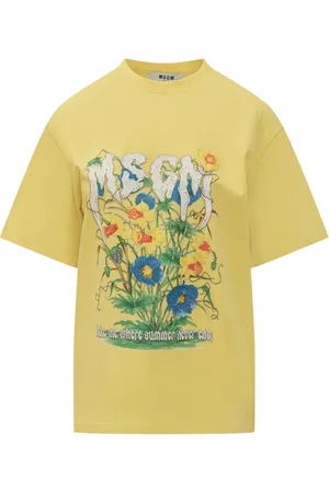 Msgm T-shirt med blomstertryk