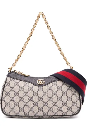 Gucci Lille GG Supreme Ophidia Web satchel-taske fra 2016-2024