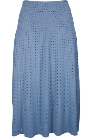 Lafayette 148 Pointelle-strikket nederdel