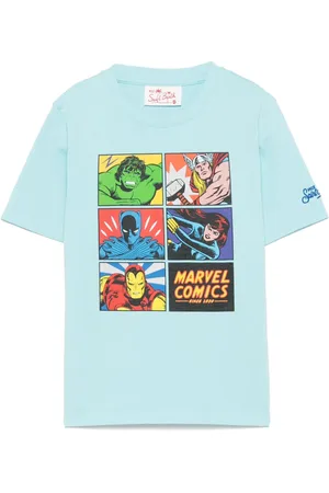 MC2 SAINT BARTH X Marvel Comics T-shirt med tegneserietryk