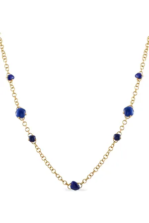 Pomellato Capri halskæde i 18 karat gulguld med lapis lazuli