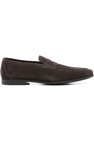 CANALI Loafers i ruskind