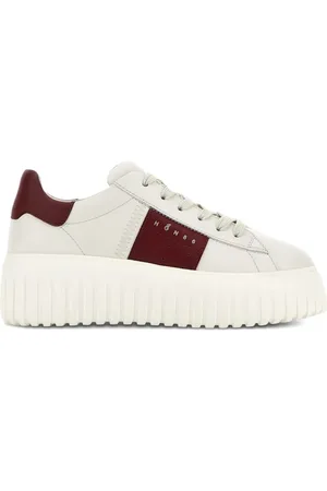 Hogan H-Stripes sneakers i ruskind