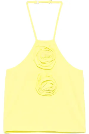 Twin-Set Blomstret top i mesh