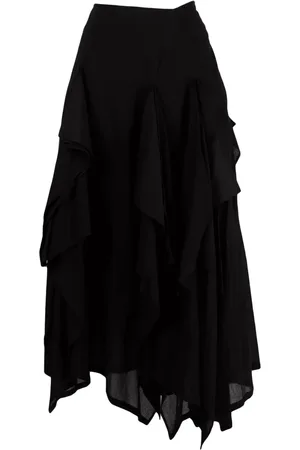 YOHJI YAMAMOTO Asymmetrisk nederdel