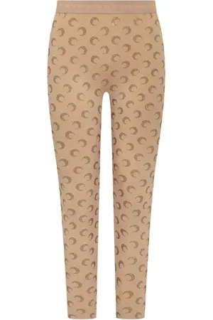 Marine Serre Leggings med stenudmykning
