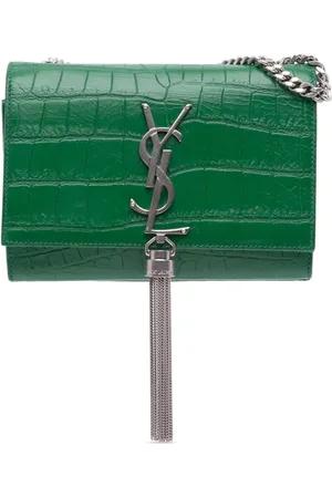Saint Laurent Lille præget Kate crossbody-taske med kvast fra 2013-2025