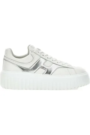 Hogan H-Stripes sneakers i ruskind